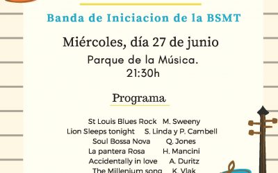 Concierto de verano de la Banda de iniciación.